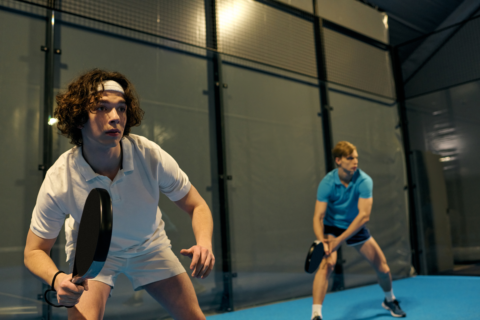 Padel-Match auf dem Court